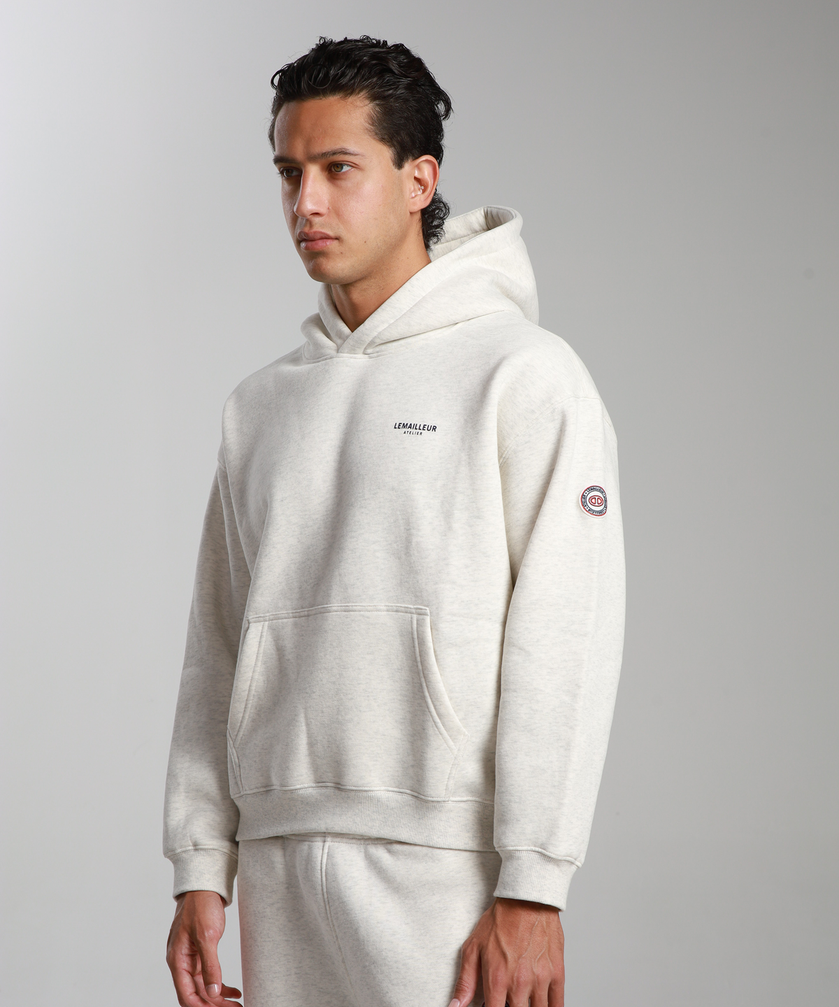 HOODIE ASH GREY